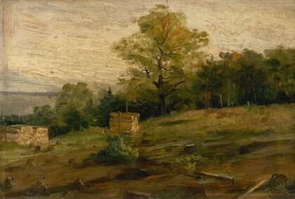 Landscape with Cords of Wood — size preview