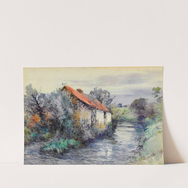 Landscape with Cottage by Frederic Charles Vipond Ede