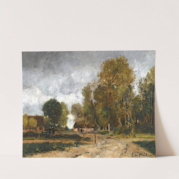 Landscape With Cottage by László Paál