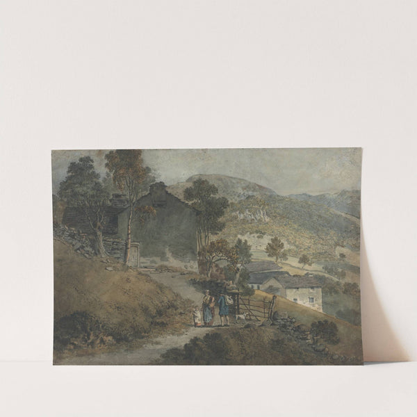 Landscape with Cottages and Figures by James Ward