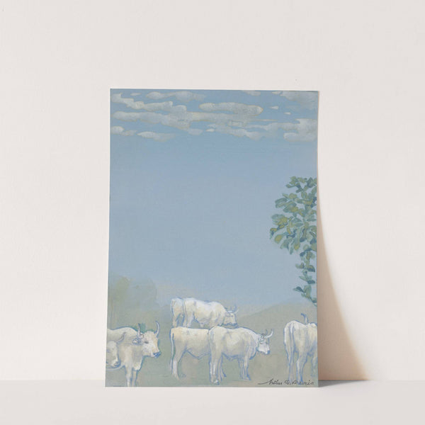 Landscape with Cows by Arthur Bowen Davies