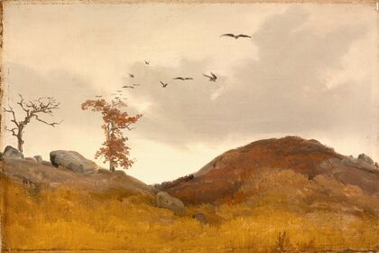 Landscape with Crows — size preview