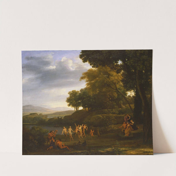 Landscape with Dancing Satyrs and Nymphs by Claude Lorrain