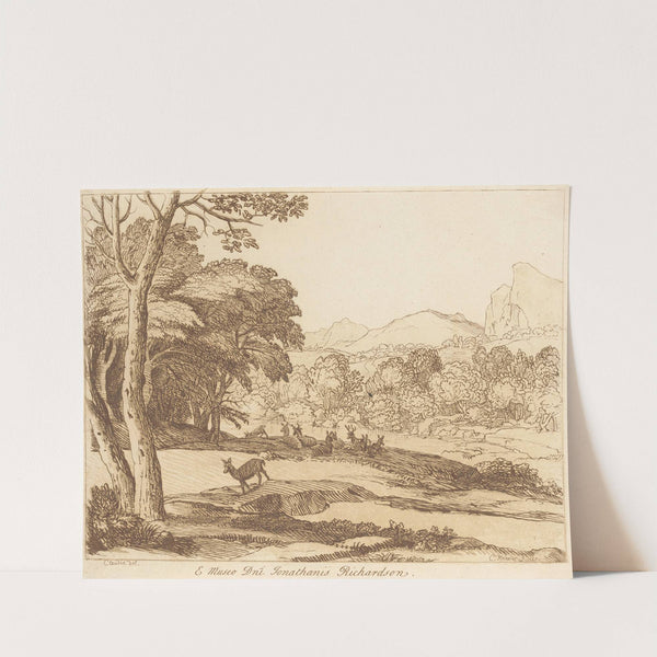 Landscape with deer by George Knapton