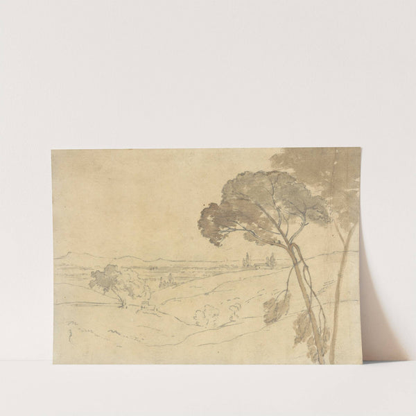 Landscape with Distant Buildings by Joseph Wright of Derby