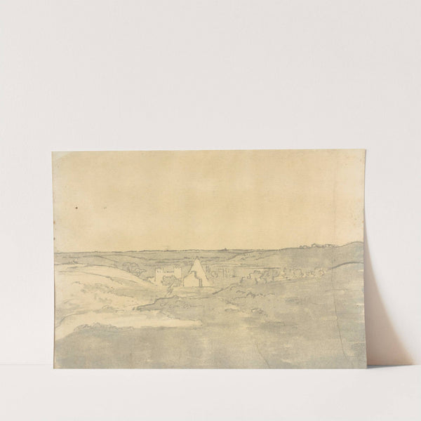 Landscape with Distant Buildings by Joseph Wright of Derby