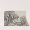 Landscape with Donkeys by George Frost
