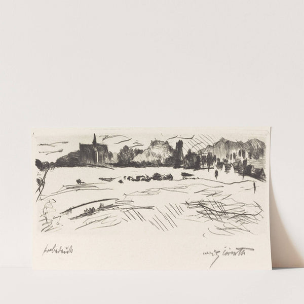 Landscape with Dunes (Dünenlandschaft) (1917) by Lovis Corinth