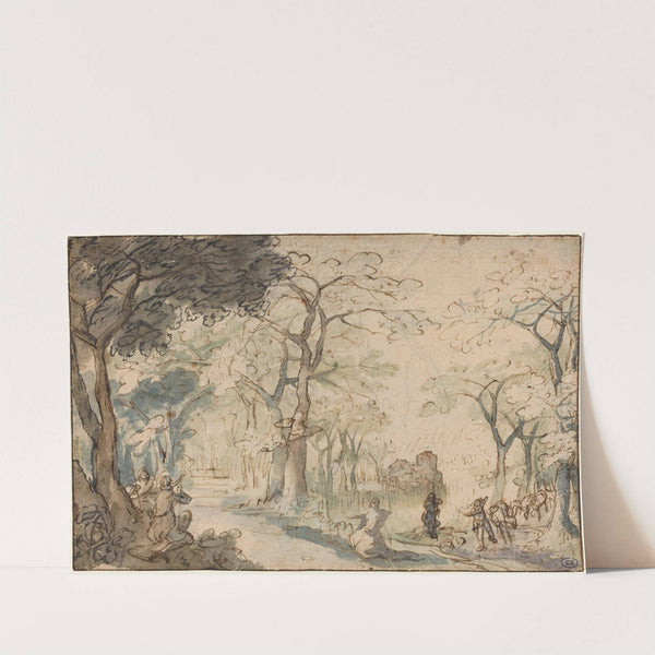 Landscape with Elisha Mocked by David Vinckboons