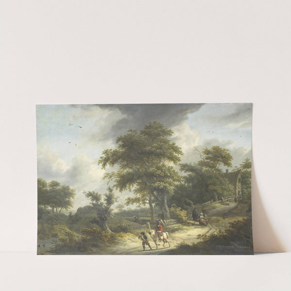 Landscape with Falconer by Roelof Jansz. van Vries