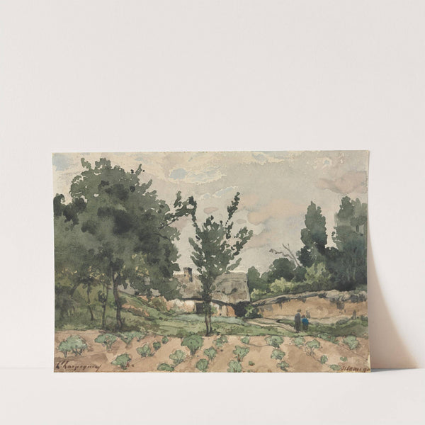 Landscape with Farmhouse (1892) by Henri-Joseph Harpignies
