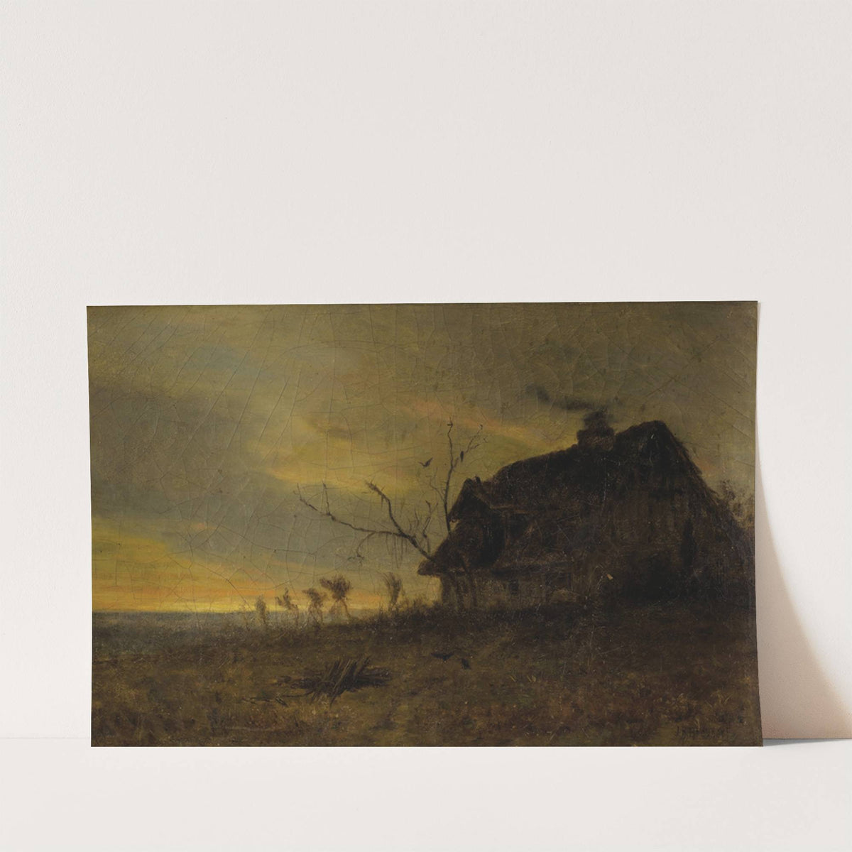 Landscape with Farmhouse by James Renwick Brevoort