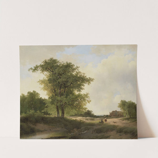 Landscape with Farmstead by Johannes Wernardus Bilders