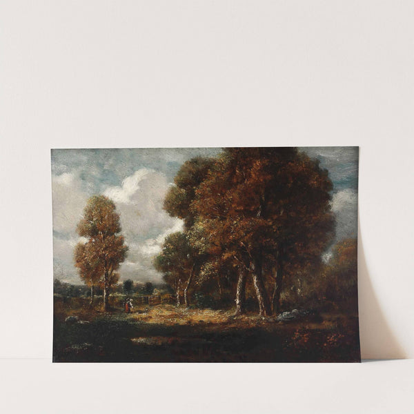 Landscape with Figures by Théodore Rousseau
