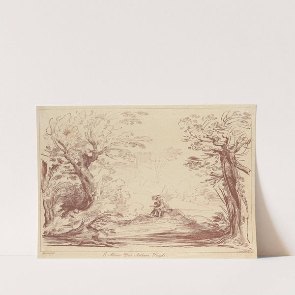 Landscape with figures by George Knapton