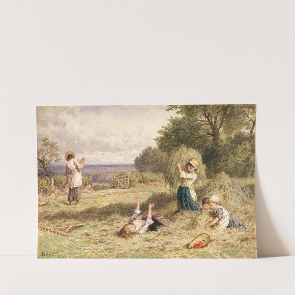 Landscape with Figures by Myles Birket Foster