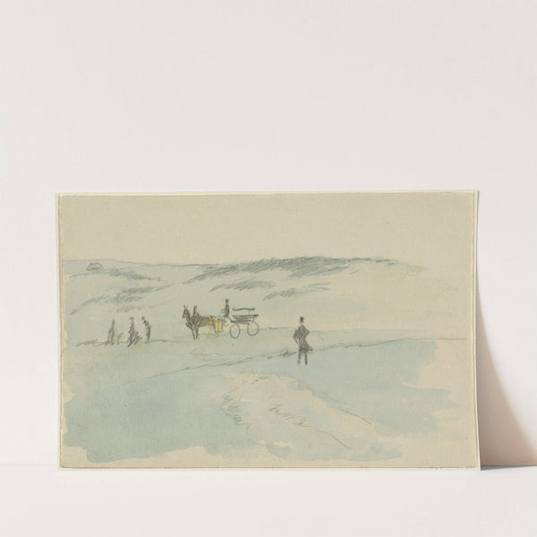 Landscape with Figures and a Carriage by Sir David Wilkie