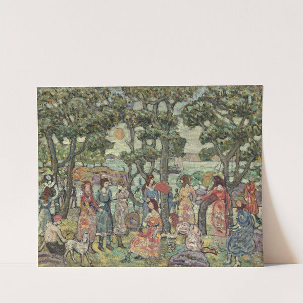 Landscape with Figures (1921) by Maurice Prendergast