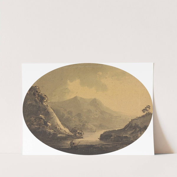 Landscape with Fisherman by William Gilpin