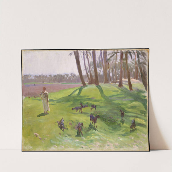 Landscape with Goatherd by John Singer Sargent