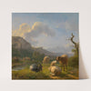 Landscape with Goats and Sheep by Balthasar Paul Ommeganck