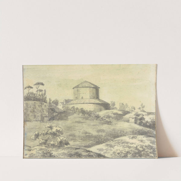 Landscape with Granary by Joseph Wright of Derby