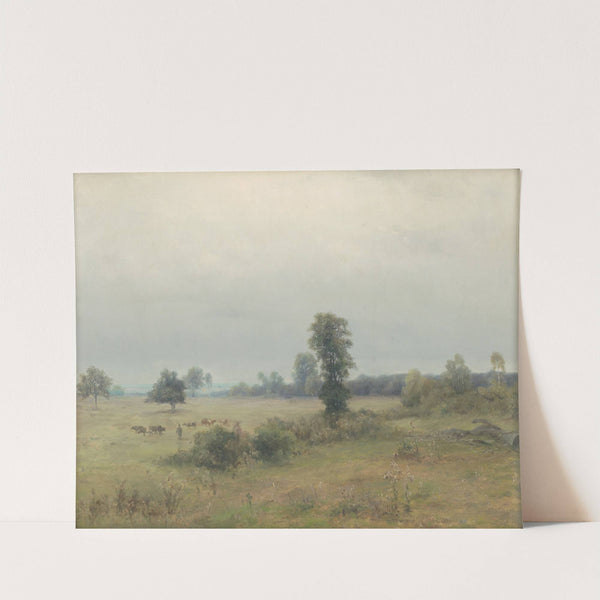 Landscape with grazing cows (1896–1898) by Ľudovít Čordák