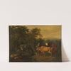 Landscape with Herdsman and Cattle by Dirck van Bergen
