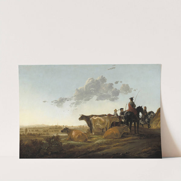 Landscape with Herdsmen (mid-1650s) by Aelbert Cuyp