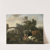 Landscape with Herdsmen and Cattle by Dirck van Bergen