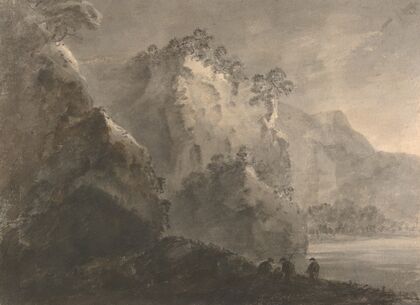 Landscape with Hills and a Lake