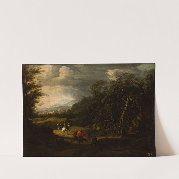 Landscape with Horsemen by Wilhelm von Bemmel