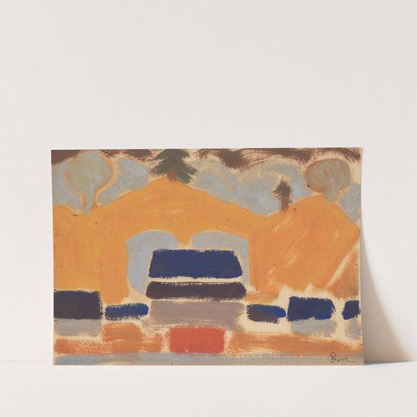 Landscape with Houses (circa 1930) by Arthur Dove