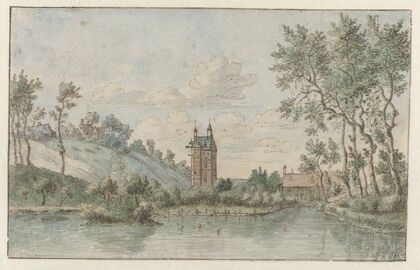 Landscape with Huis Kluys, near Brussels
