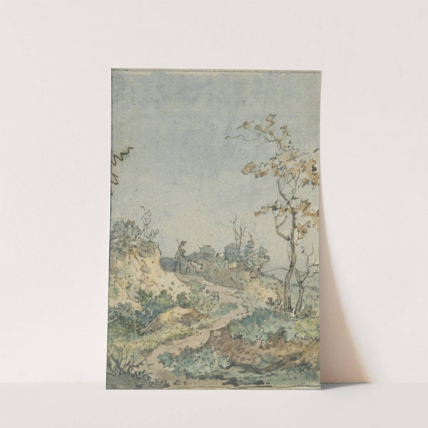 Landscape with Hunter and Dog by Nicholas Augustin Foin