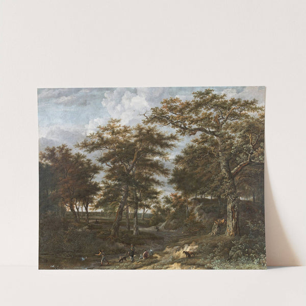 Landscape with hunters by Adriaen Hendriksz. Verboom