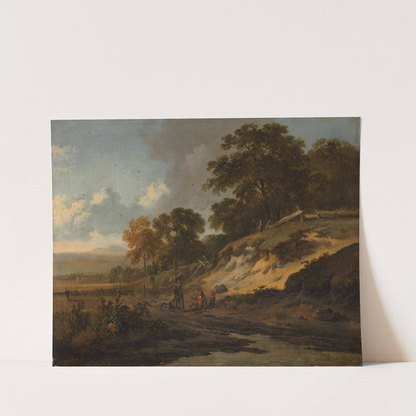 Landscape with Hunters by Jan Wijnants
