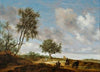 Landscape with hunters