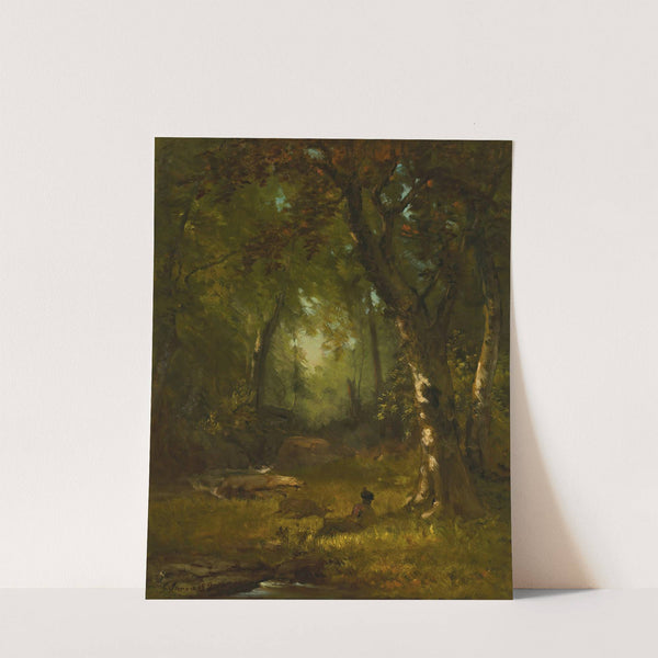 Landscape With Huntsman by George Inness