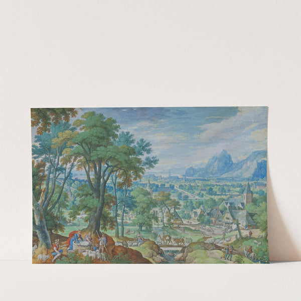 Landscape with Jacob at the Well by Hans Bol