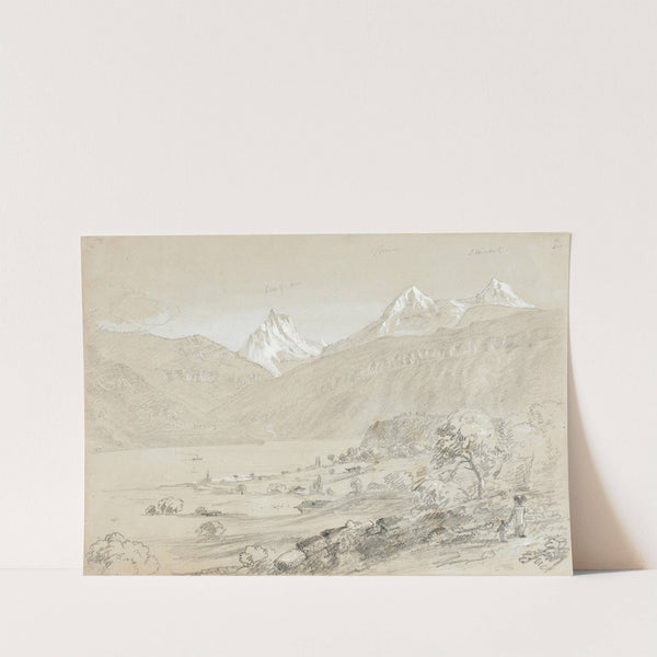 Landscape with Jungfrau by Thomas Cole