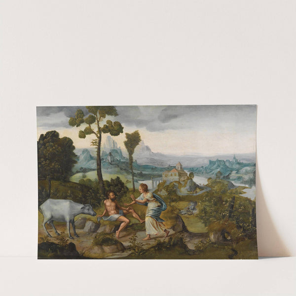Landscape With Juno And Argus by Cornelis Massijs