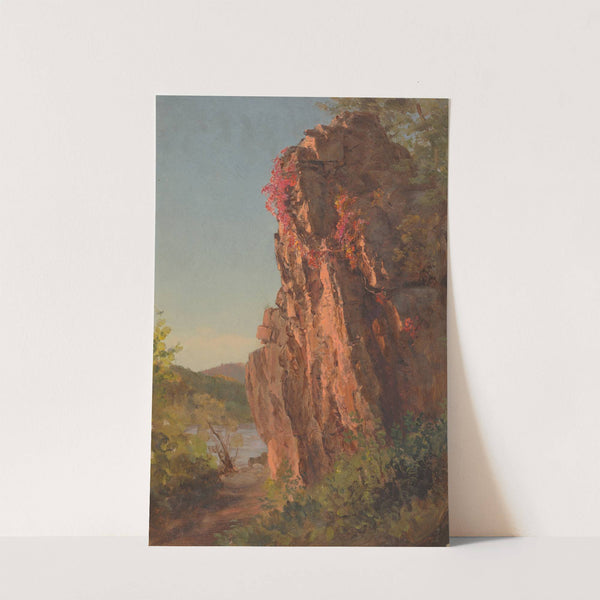 Landscape with Large Rock, possibly North Carolina (1865–70) by Frederic Edwin Church