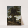 Landscape with Large Tree (1588) by Jacob Grimmer