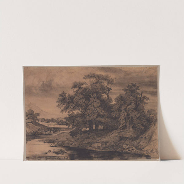 Landscape with Large Trees (c. 1870) by Gustave Courbet