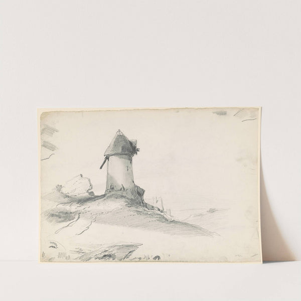 Landscape with Mill by Seth Wells Cheney