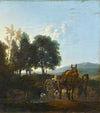 Landscape with Mule Driver