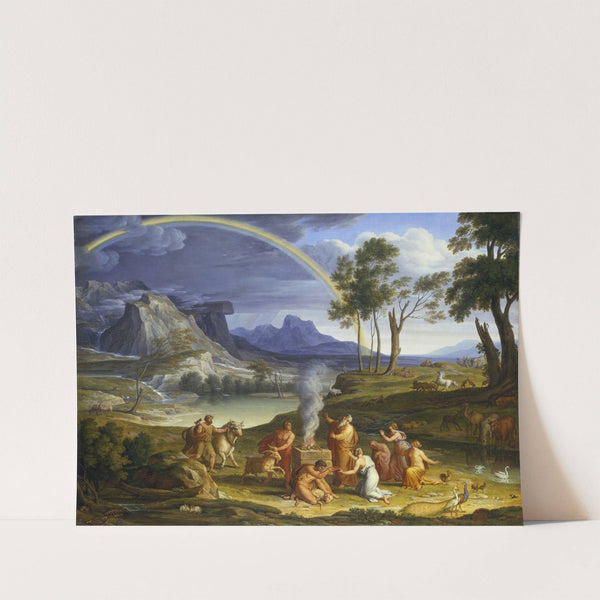 Landscape with Noah, Offering a Sacrifice of Gratitude by Joseph Anton Koch