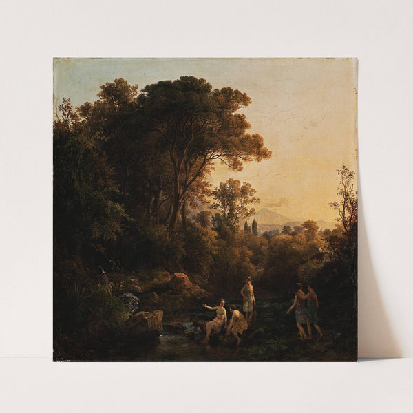 Landscape With Nymphs Bathing (1834) by Károly Markó