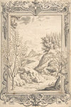 Landscape with Ornamental Frame